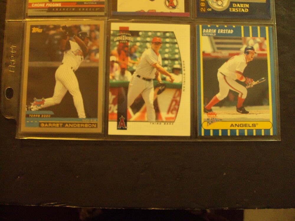 27 Assorted California Angels Baseball Cards