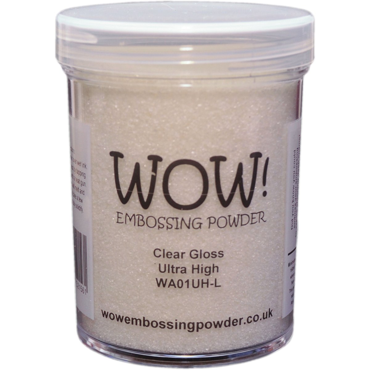 WOW!Wow Embossing Powder Large Jar 160ml-Clear Gloss Ultra High