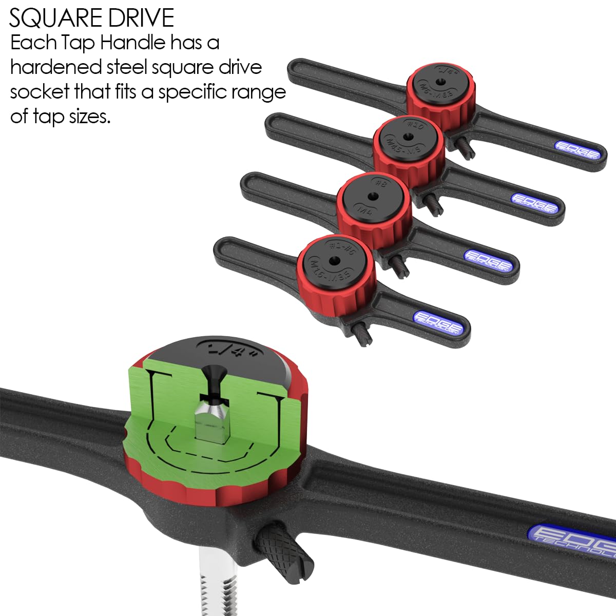 Amazon.co.jp: Edge Technology タップハンドルセット : DIY・工具