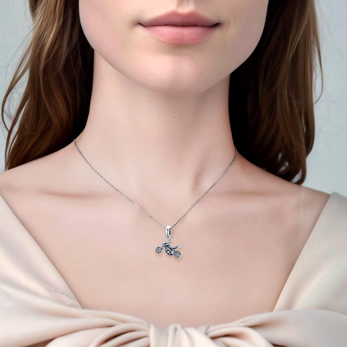 Charm Colgante de Plata 925 para Mujer Charm de Flor, Regalo para Madre Mamá Hija Niña, Joyas para Cumpleaños San Valentín y Navidad