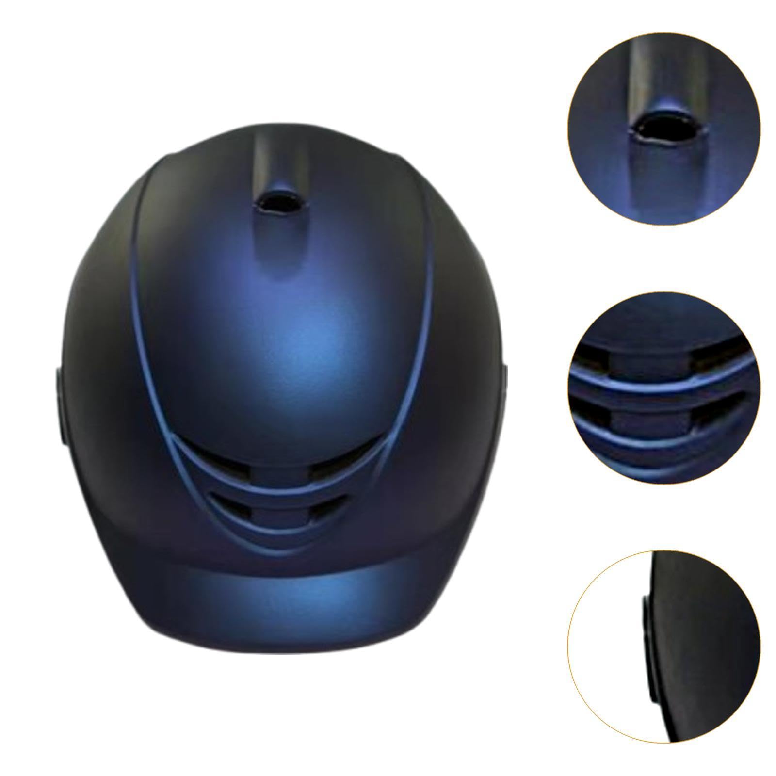 Casco de Equitación Ajustable con Carcasa Resistente, Interior Transpirable, Forro Extraíble, Fácil de Limpiar, Ajuste Cómodo, Adecuado para Montar a