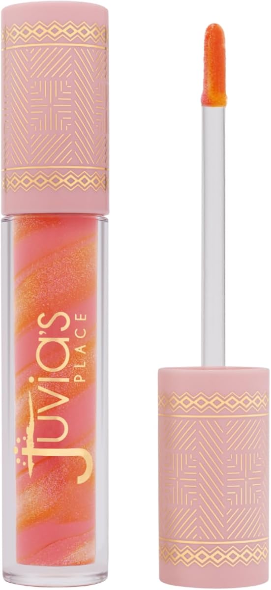 Juvia's Place Candy Shop Lip Gloss: Pineapple Pearl - High-Shine Plumper for a Hydrating & Non-Sticky Glossy Pout, For a Moisturizing and Long-Lasting Creamy Plump & Nourished richly Glow