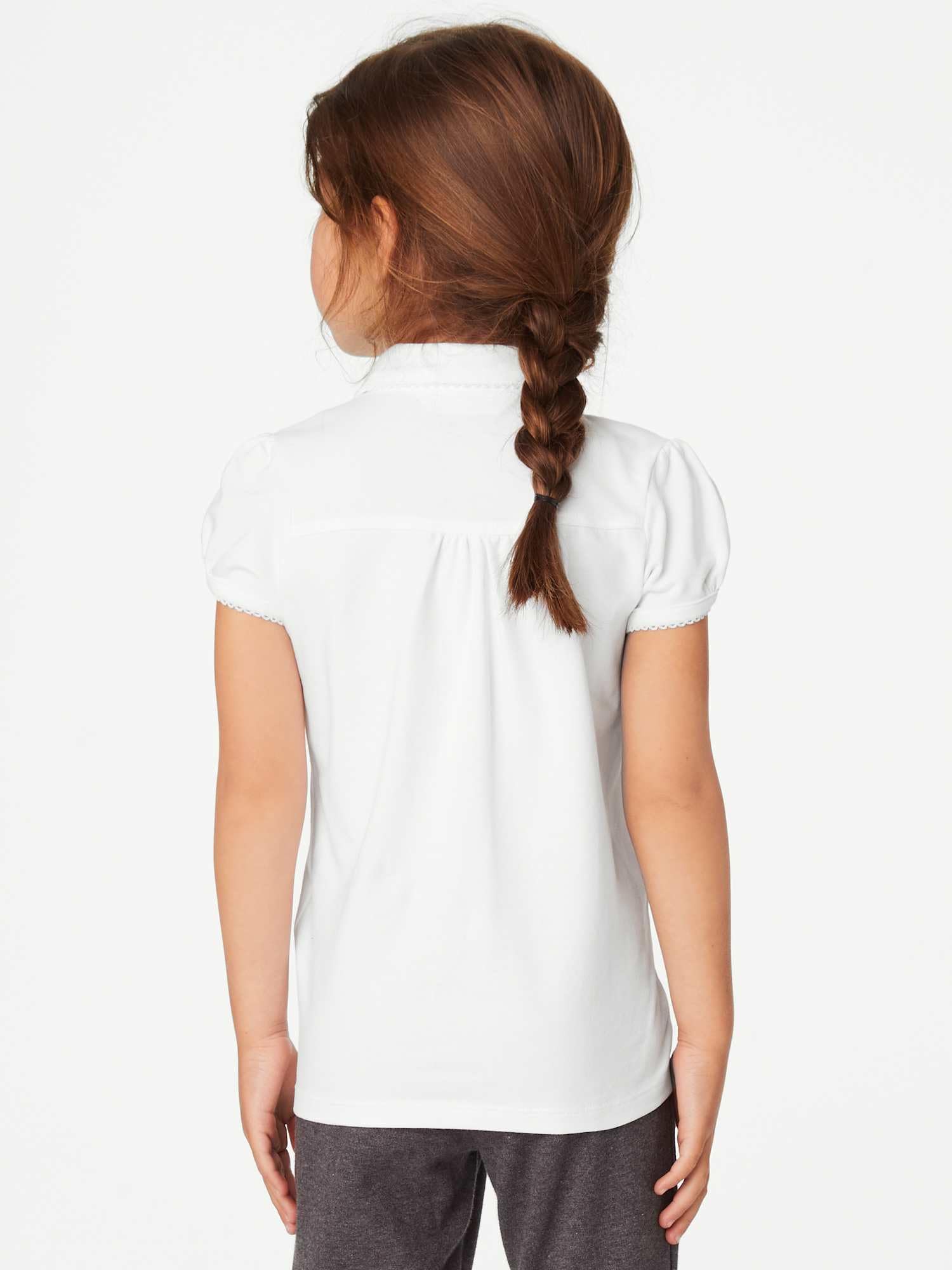 Marks & Spencer Pack de 2 Polos Escolares de Punto para Chicas (2-18 años) Niñas