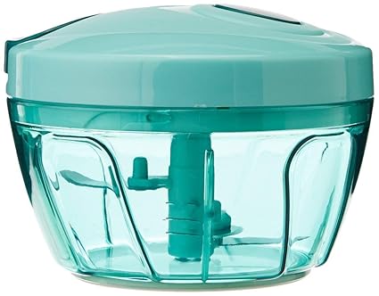 Vrushali Mini Handy and Compact Chopper with 3 blades (350ml) for effortless chopping of vegetables and fruits, Best Kitchen Tool. Must have for every Home & Kitchen.