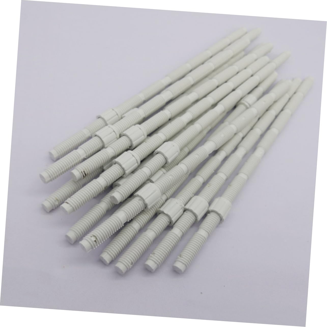 Varillas para Pulsador De Inodoro Doble Descarga, Kit De Varillas Roscadas Extendidas De Plástico, Piezas Aplicables para Tanque De Agua, Repuesto Práctico para Baño, 2 Unidades