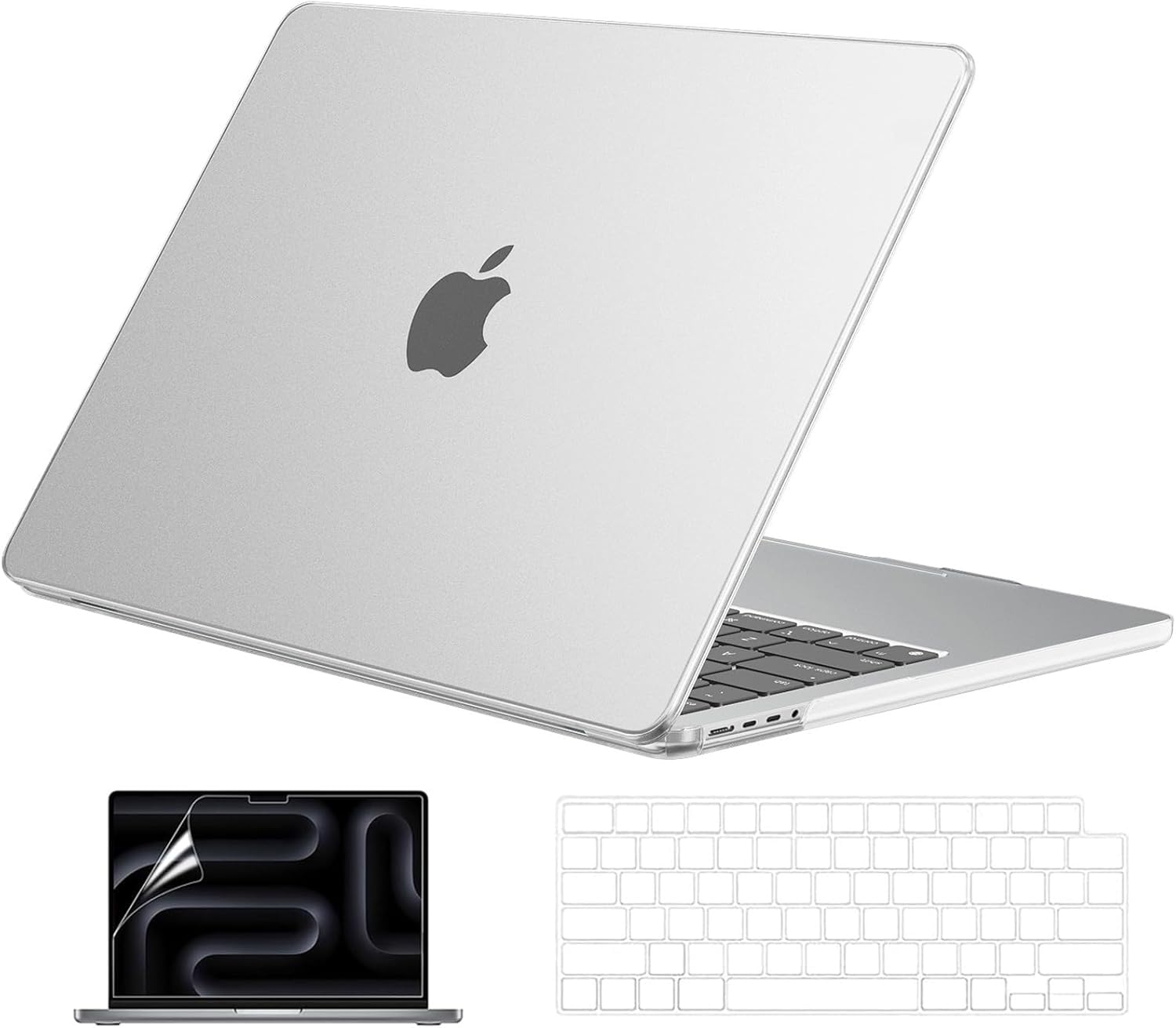 EooCoo Case Compatible with MacBook Pro 14 inch M5 2026-2021 M4 M3 M2 M1 Pro/Max Chip, Official Color-Matched Armor, Frosted Hard Shell Cases with