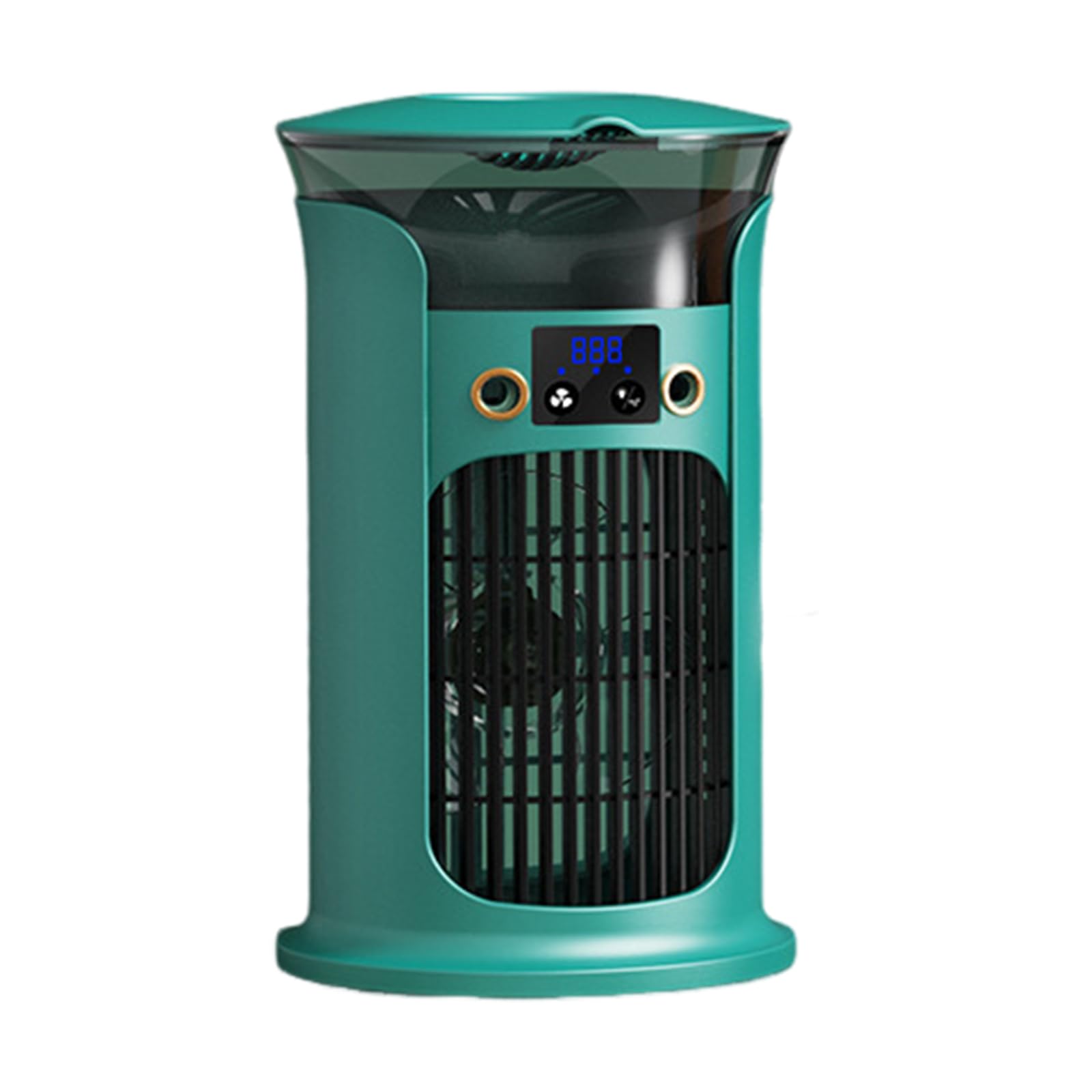 Portable Air Conditioner Cooling Fan, Mini Air Conditioner, Evaporative Cooler Witt 3 Speeds, Cooling Fans That Blow Cold with 2 Mist Modes and 7 LED Colors, Quiet Mini Cooler for Bedroom