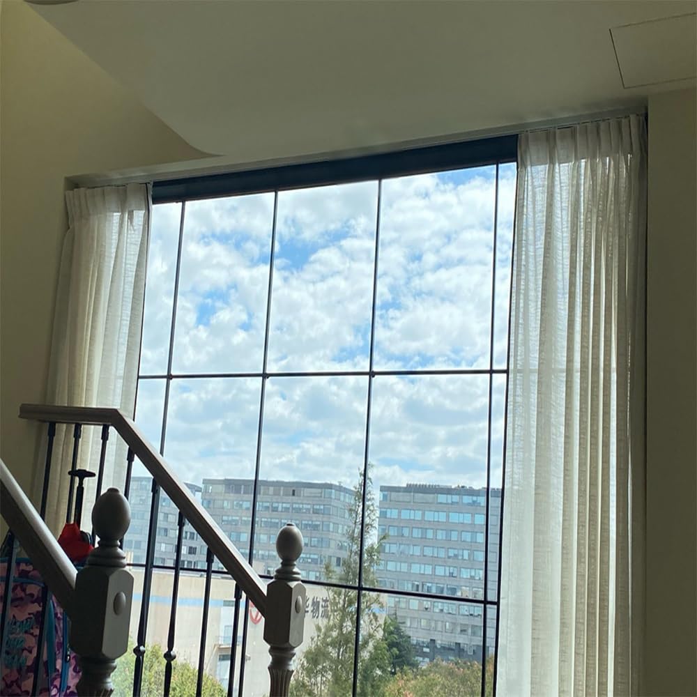 Montowany na suficie system szyn do zasłon aluminiowych do łazienki i salonu, ukryty design, do zasłon i przegródek, 200 cm, eleganckie złote wykończenie