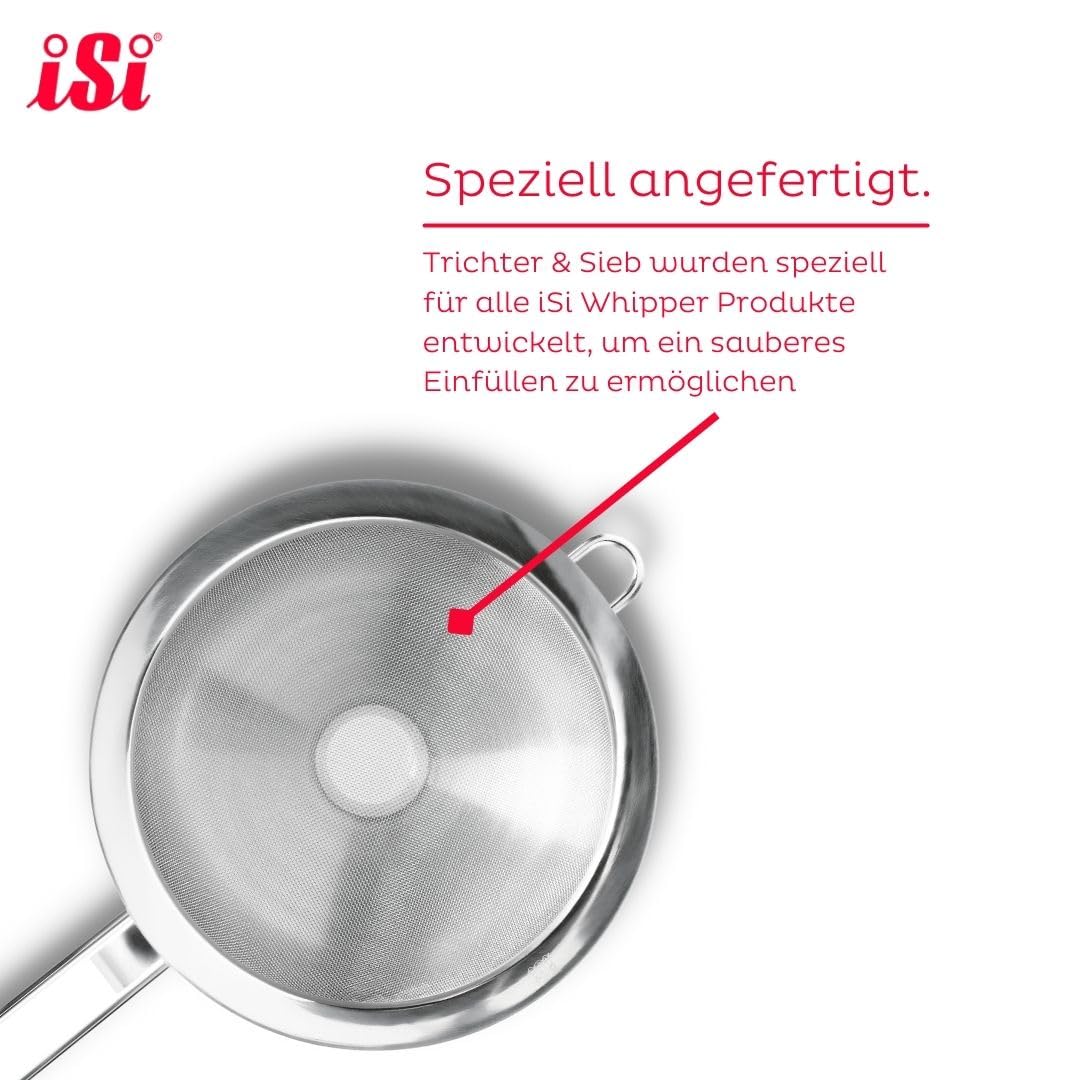 Trichter + Sieb für iSi Whip | Ø 16 cm