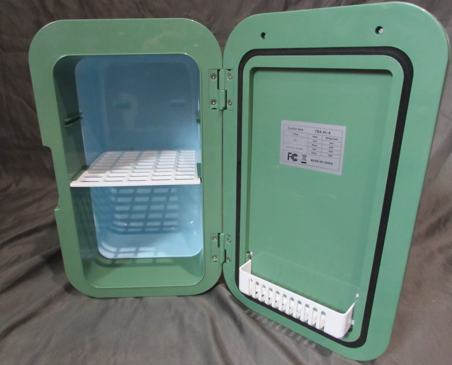 9/mo Finance NXONE Mini Fridge,8 Can/6 Liter Small Refrigerator