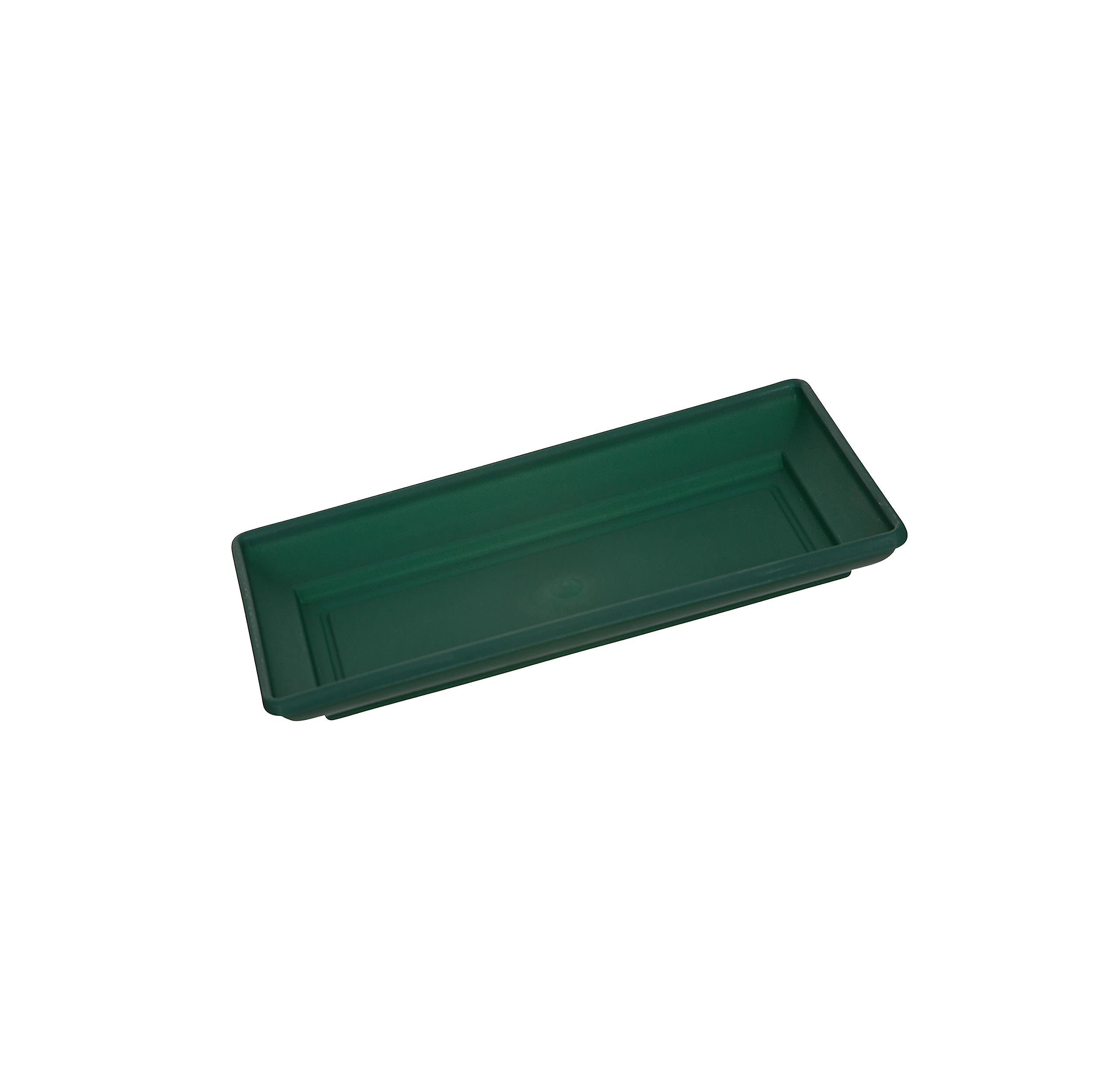 Vsorce4u 1 x 90cm Green Plastic Rectangular Window Box Saucer Tray Drip Tray Garden Plant Pot Planter Base Tray