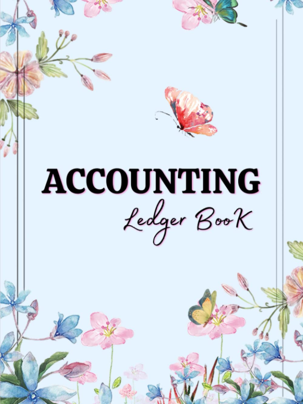 Accounting Ledger Book: Simple Ledger Book for Bookkeeping | Income Expense Account Notebook