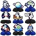 9 Pcs Outer Space Party Decorations Space Theme Honeycomb Centerpiece Paper Planet Table Decor Astronaut UFO Table Topper Solar System Party Supply for First Trip Around The Sun Birthday Baby Shower