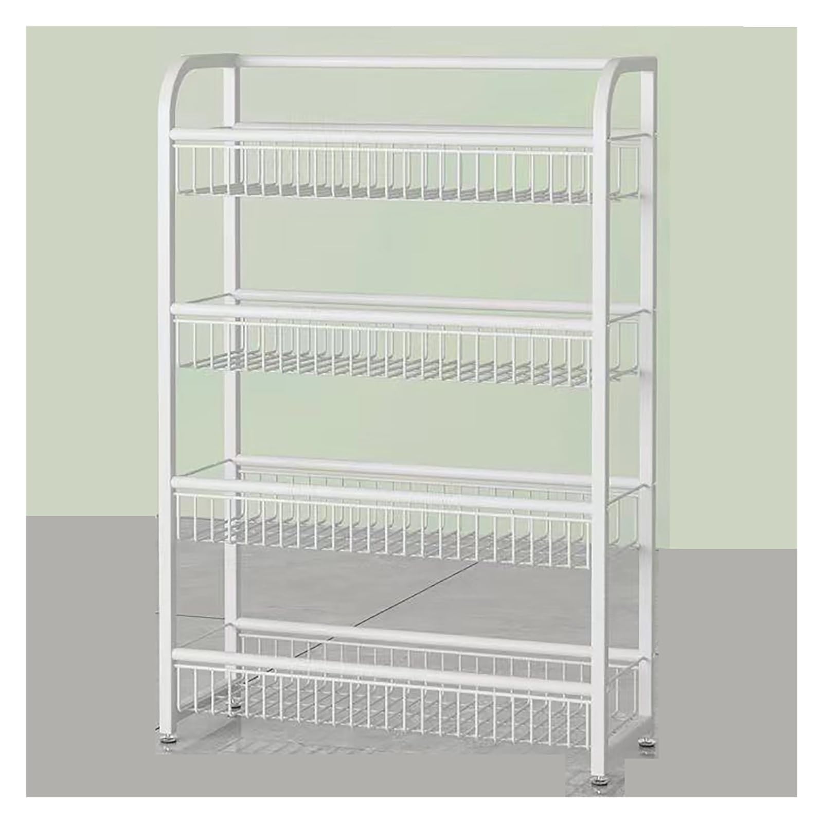 Scaffali per Snack da supermercato, Grande Organizer per Caramelle per bancone, espositori per Vendita al Dettaglio, scaffale per Patatine Multi-Dolci per Cinema (Bianco, 60 * 20 * 86 cm)