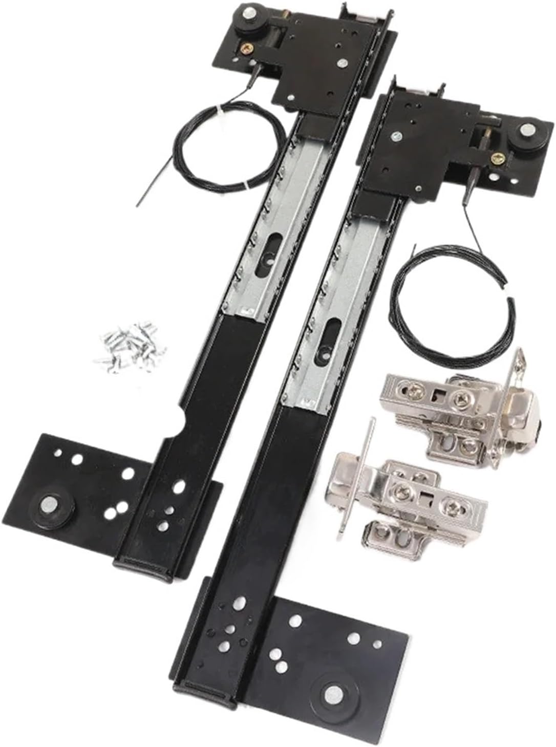 Full-Extension Drawer Slides Concealed Furniture Pocket Door Sliding Cabinet Drawer Slides(18inch)