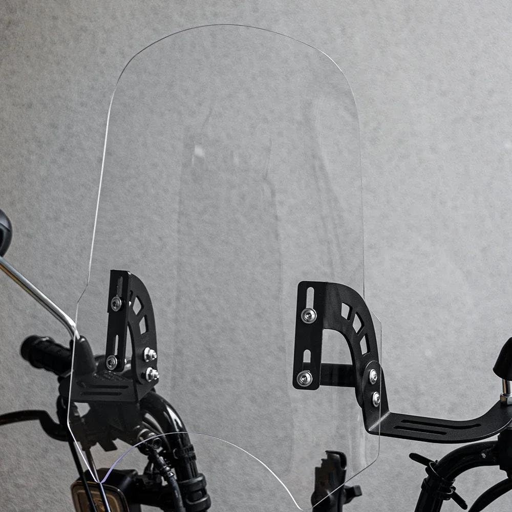 Deflettore Antivento Moto per Cross Cub 110 Cc110 per Hunter Cub CT125 Parabrezza Moto Parabrezza Deflettori Antivento Trasparente Parabrezza Moto Parabrezza