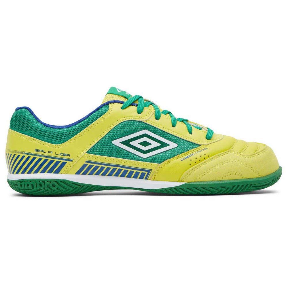 Umbro Sala II Pro Chaussure de Futsal Amarillo-Blanco-Azul Taille 8.5 US (42 EU)