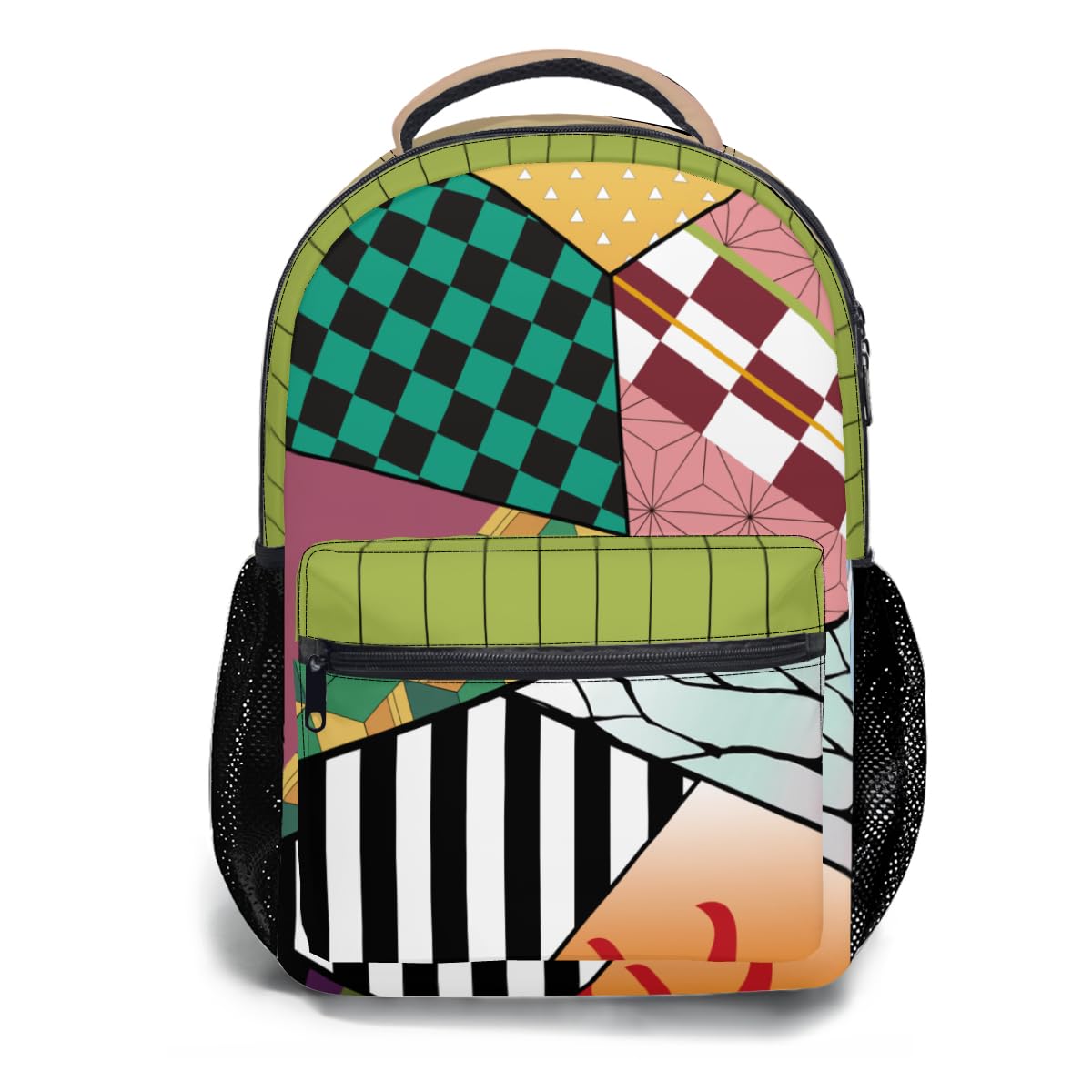 VEETHIAnime Backpack Cartoon shoulder Backpack girl's bag Anime Bookbag for Women Girls and Teens Big backpack Bookbag cute School Bag for kids Work and Travel 17"