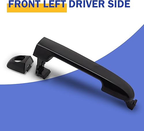 Miniatura 3 de X4XZ 4 piezas delantera trasera izquierda derecha exterior manija de puerta lado del conductor del pasajero para Hyundai Elantra 2006-2012 (OEM#