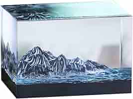 Amazon | BACALYSO | 星空 雪山 フィギュア 自然風景 海 立方体