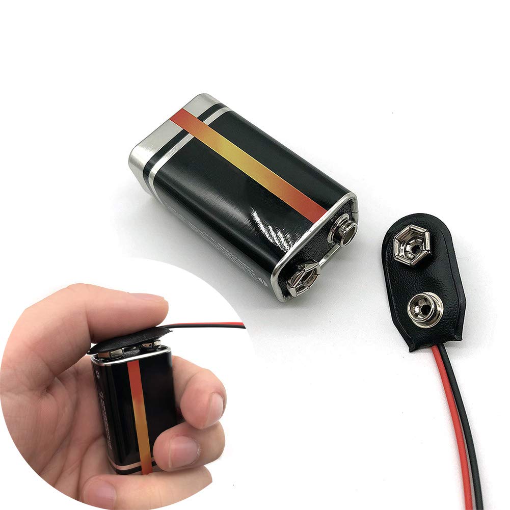 Exсluѕіvе Sumkyle On Off Mini Rocker Switches AC 6A 250V 2Solder Lug,with 9V Battery Clip Connector Buckles Pack of 20 Bеѕt Quаlіtу 🔥 Sumkyle On Off Mini Rocker Switches AC 6A 250V 2Solder Lug,with 9V Battery Clip Connector Buckles Pack of 20