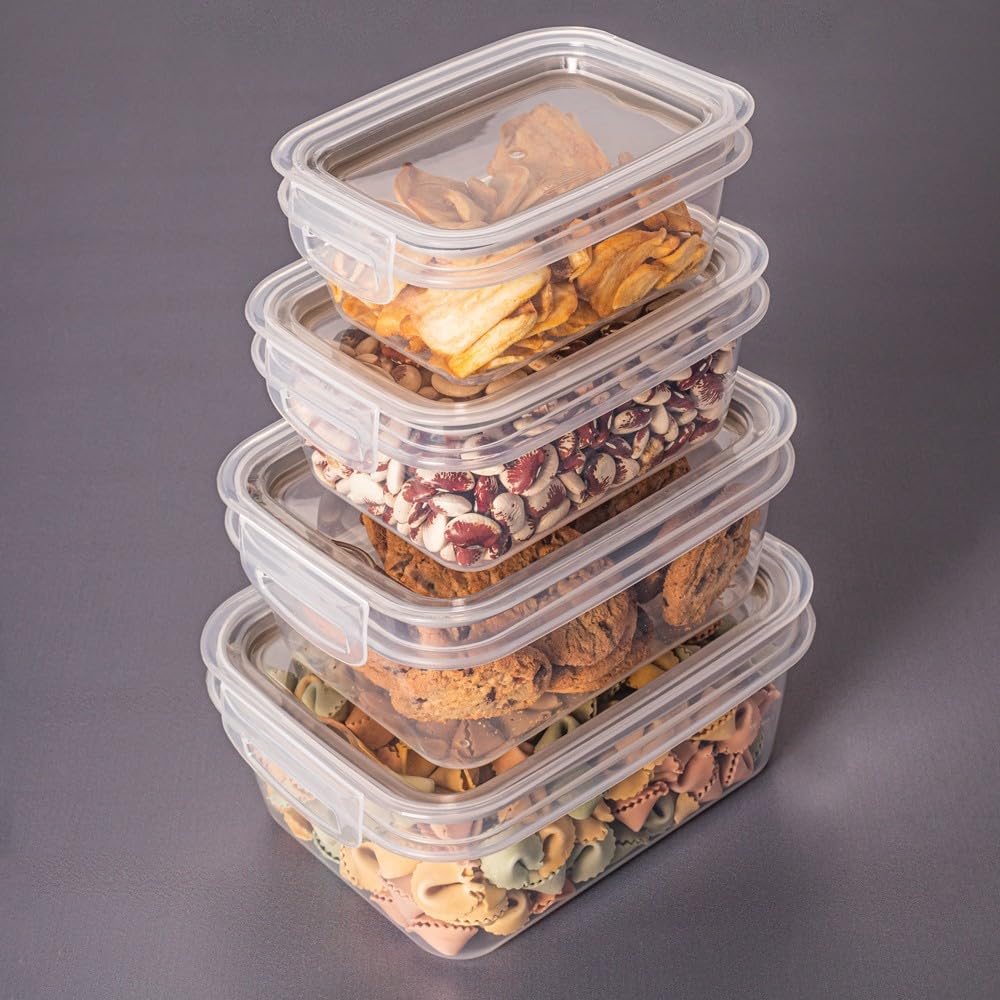 Amazon｜Plasutil パーフェクトロック食品保存容器4点セット BPA