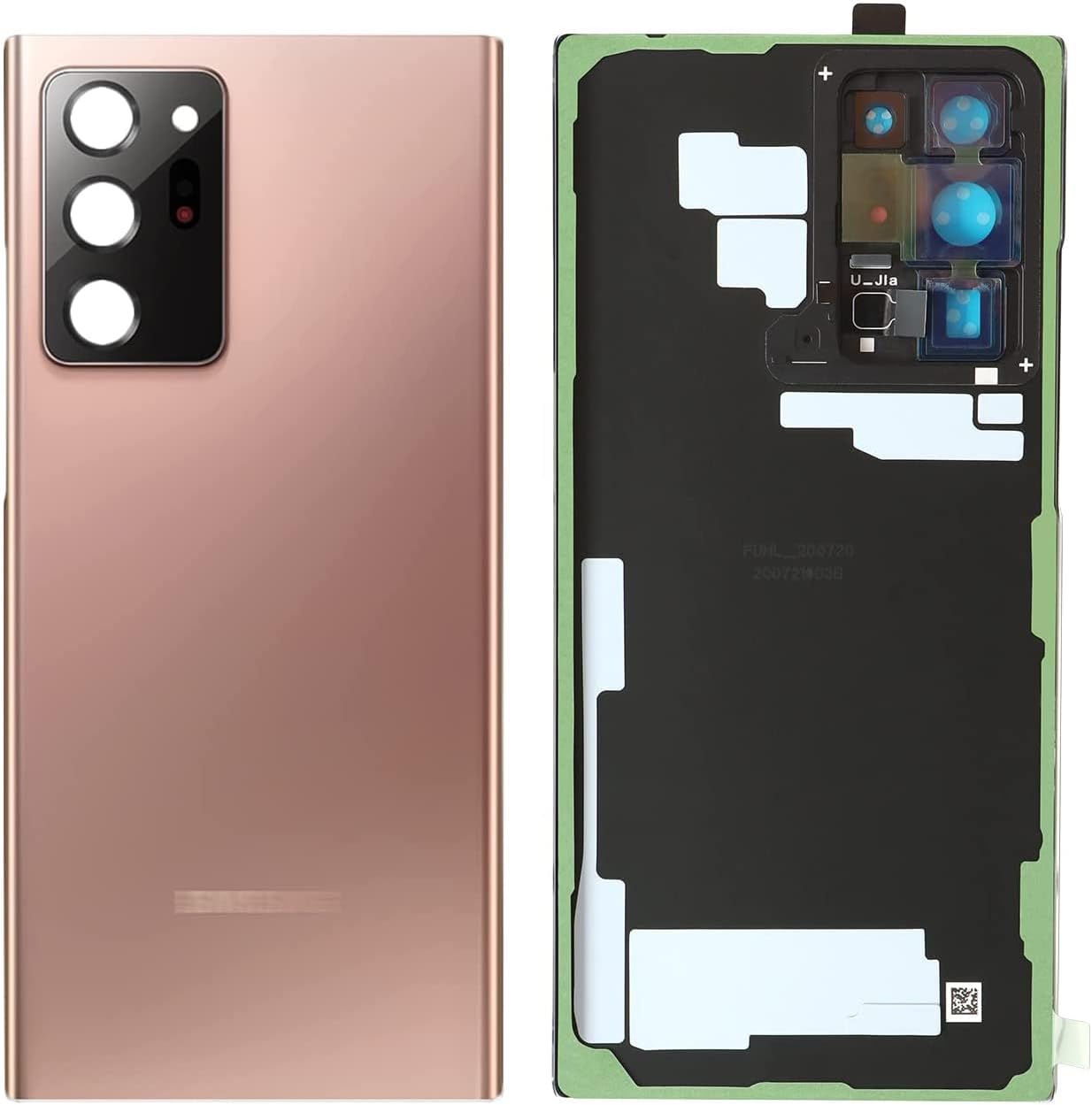 Original Super Amoled Note 20 Ultra LCD for Samsung Galaxy Note20 Ultra 5G SM-N985 N985F/DS N986B G986U Display Touch Screen Digitizer Assembly Replacement (Bronze Frame + Back Cove + s-Pen)