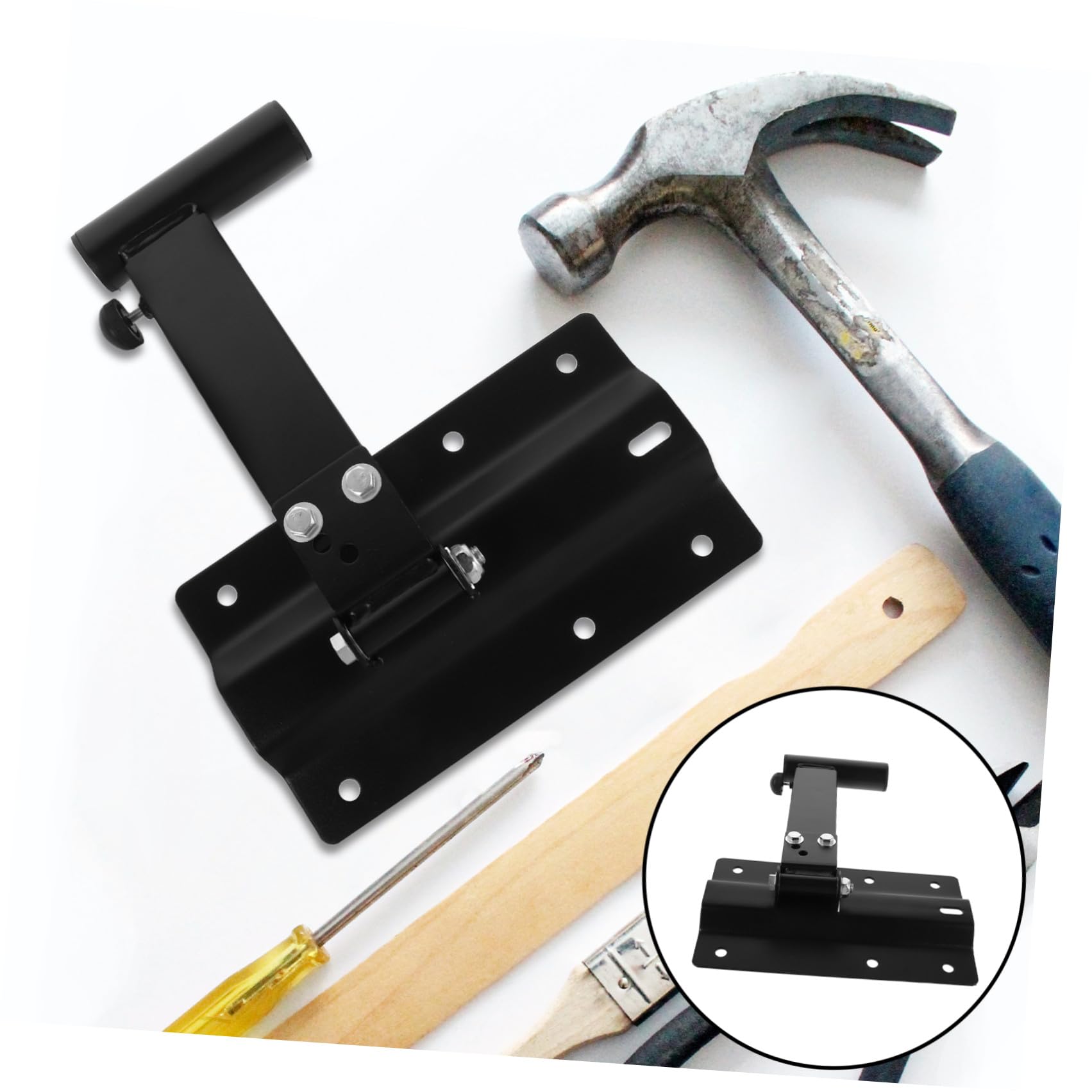 Soporte de Pared para Altavoz Ajustable Extensible de Hierro Negro