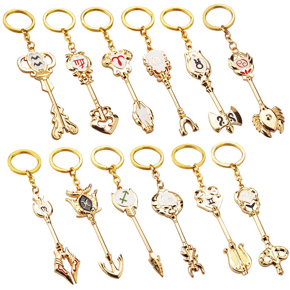 Amazon.co.jp: フェアリーテイル キーホルダー 黄道十二宮 キー 