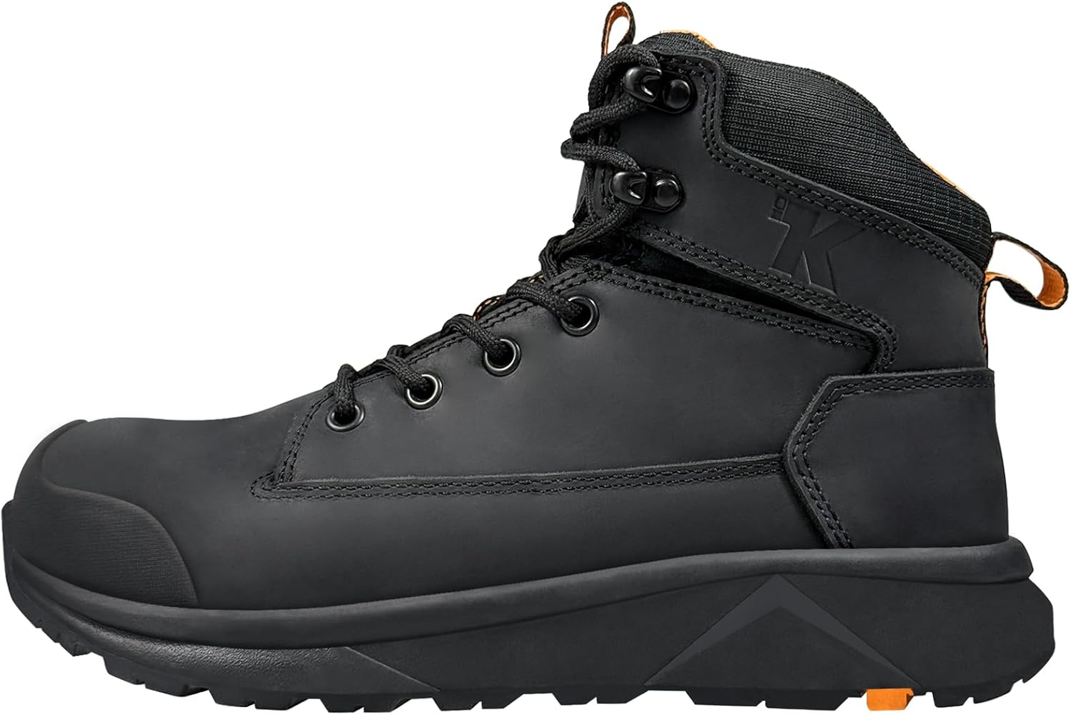 Men Work Boots 6 Inch Lightweight - ESD Shoes, Aluminum Alloy Toe and Puncture Proof ASTM 2413, Oil and Slip Resistant, Premium Water Resistant Genuine Leather Industrial Safety Boot