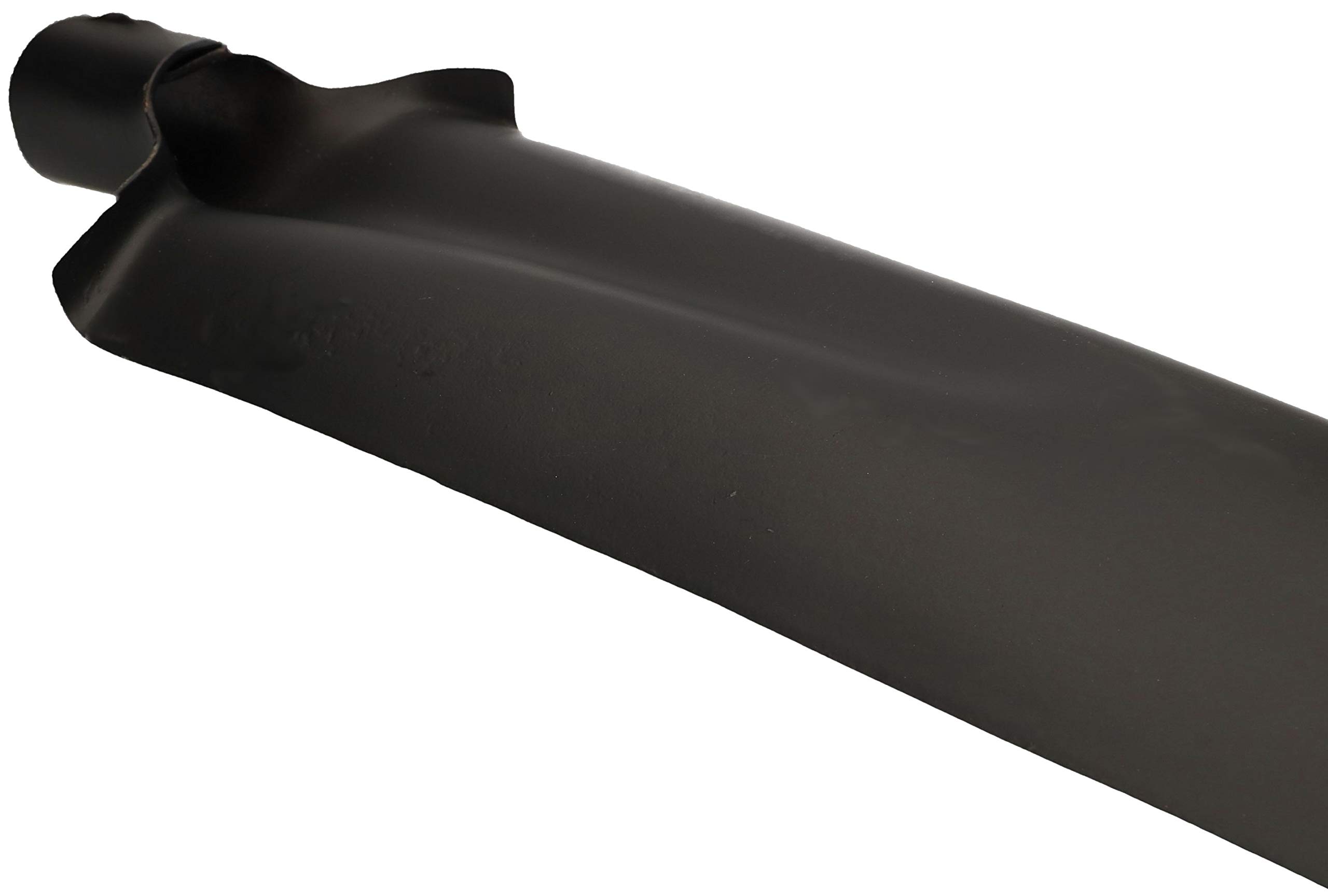 KOTARBAU®, Spazzola per drenaggio 450 x 160 mm per diametro dell'impugnatura da 38 mm, lama in acciaio lunga e stretta per il trapianto, SENZA IMPUGNATURA