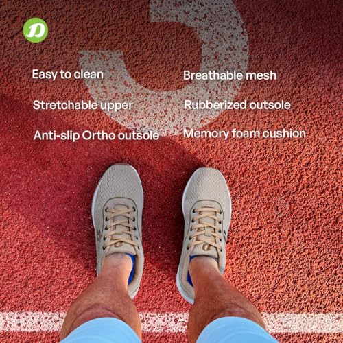 Image of DOCTOR EXTRA SOFT Mens Running Shoe with Memory Foam Insole & Ultrasoft Outsole|Sports,Gym,Training,Walking,Jogging,Casual,Athletics|Lightweight|Comfortable|Slipon Sneaker Lace-Up Gents Boys D-2009