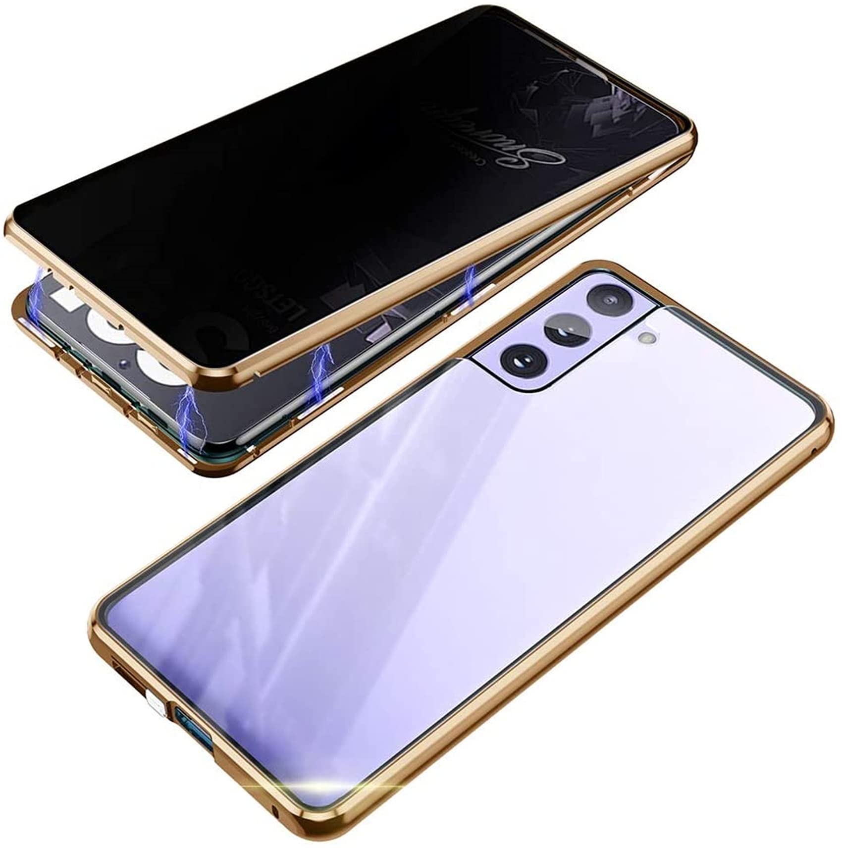 Étui Anti-Peep Samsung S21 Plus pour Transports et Bureau