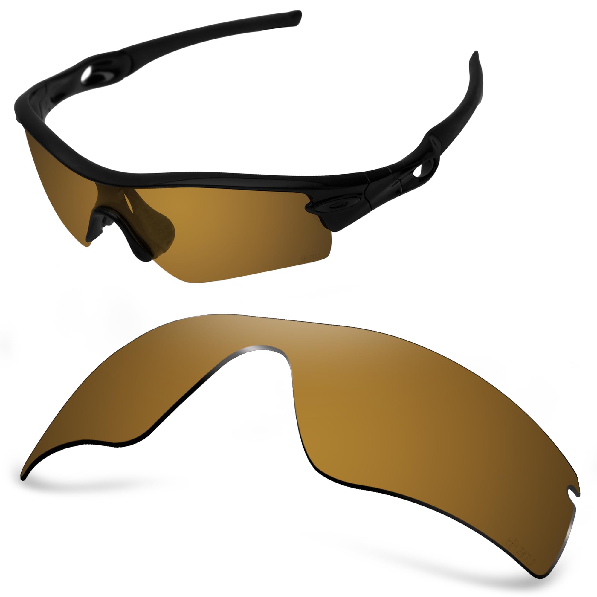 Lentes de repuesto ANSI Z87.1 para gafas de sol Oakley Radar Path