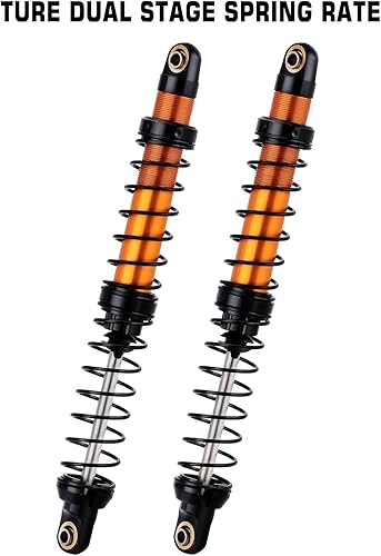 Miniatura 3 de INJORA Amortiguador RC 4pcs Amortiguador para 110 RC Crawler Car Axial SCX10 90046 AXI03007 TRX4 TRX6 (4.724 in)