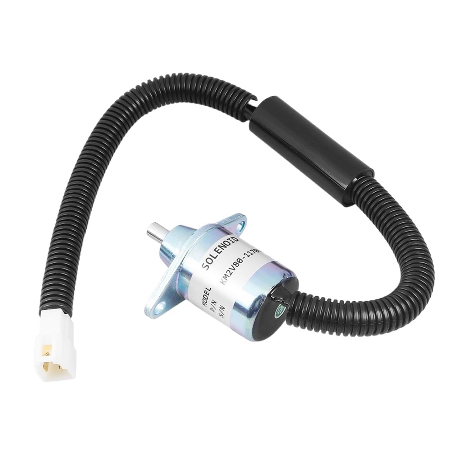 KXIWLUFV 12V Fuel Shut off Solenoid Valve For Diesel Engine Generator Oil Stop KM2V80-11700A