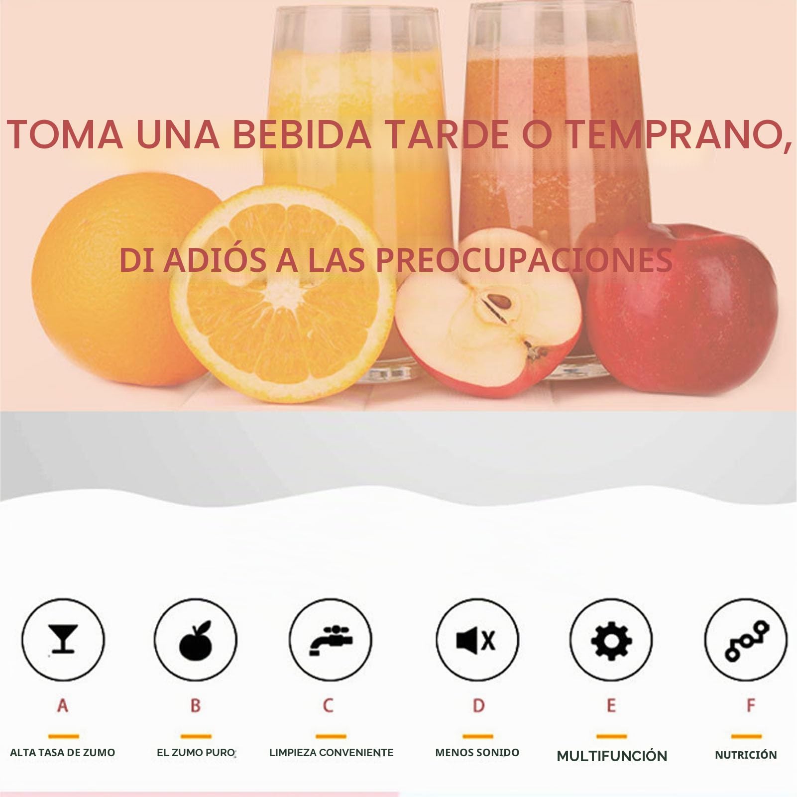 Asixxsix Exprimidor Eléctrico de Cítricos de Doble Cabezal, Exprimidor Eléctrico de Naranjas, Exprimidor de Cítricos, Exprimidor Automático para Naranja, Limón, Lima, Pomelo
