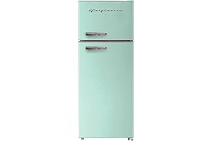 Galanz Retro EFR753-MINT 7.5 Cu Ft Apartment Size Refrigerator