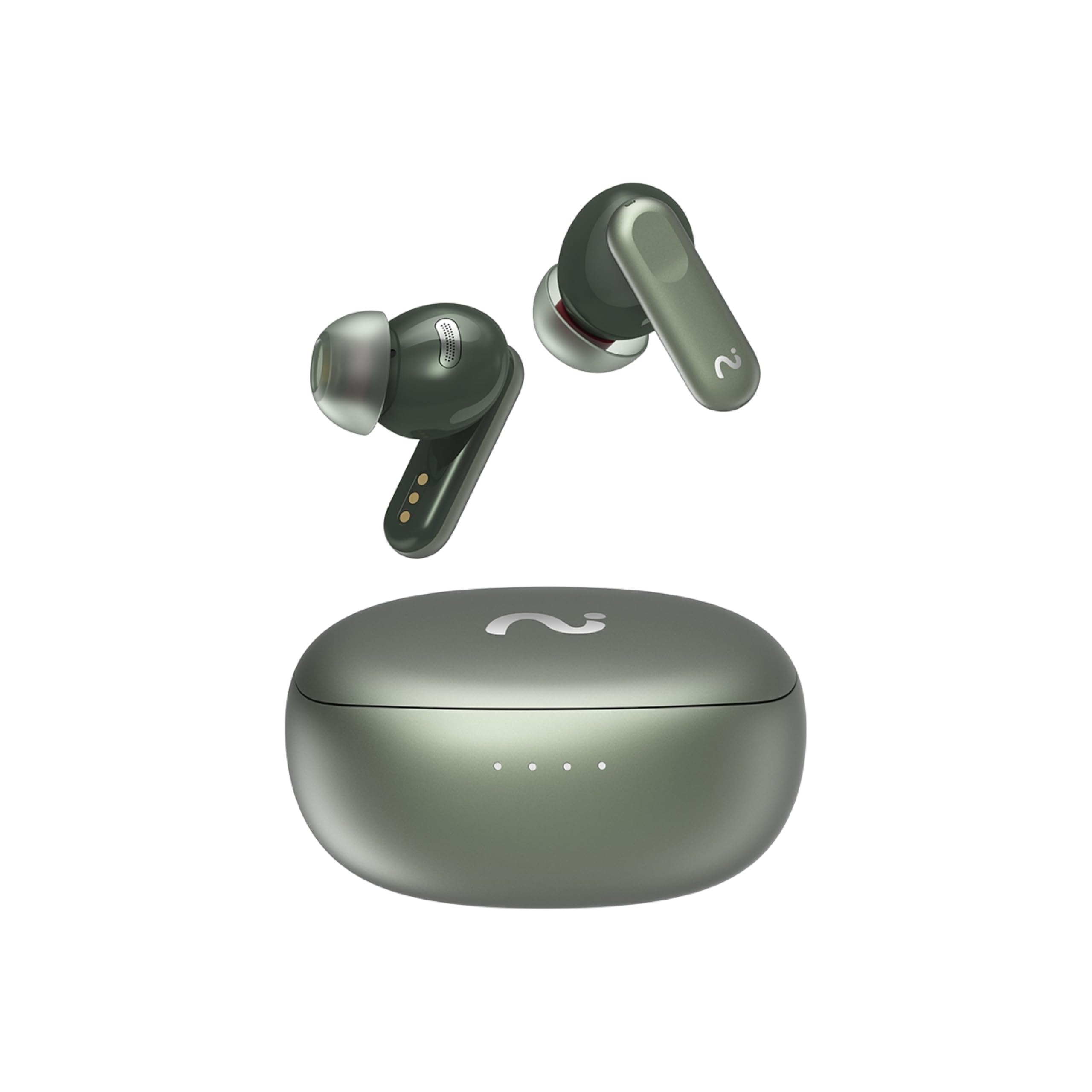 VIAIM Nano+ AI Smart Earbuds – 4-in-1 Noise Cancelling Wireless Earbuds with Voice Recorder, Real-Time Translator & Transcriber, IPX5, 40H Battery Life (Green)
