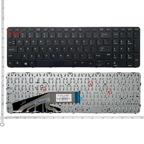 米国のノートパソコンのキーボード HP 用 ProBook 450 G3/G4 455 470 650 G2 G3 655 G4 HSTNN-Q95C/Q03C(US No backlight)