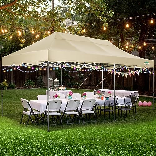 Cobizi CANOPY Tent With 6 Sidewalls Easy Up Commercial Outdoor Canopy Wedding Party Tents For Parties All Season Wind & Waterproof Gazebo thumb #1