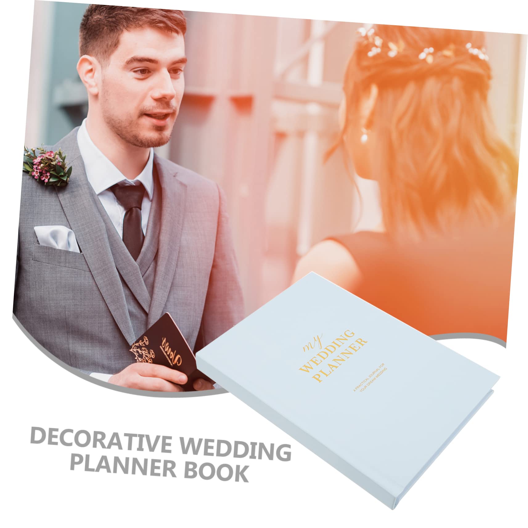2stücke Hochzeitsplaner Notizbuch Für Verlobung Und Hochzeitsvorbereitungen Dekoratives Erinnerungsheft Mit Platz Für Botschaften Und Wünsche Langlebig Und Vielseitig