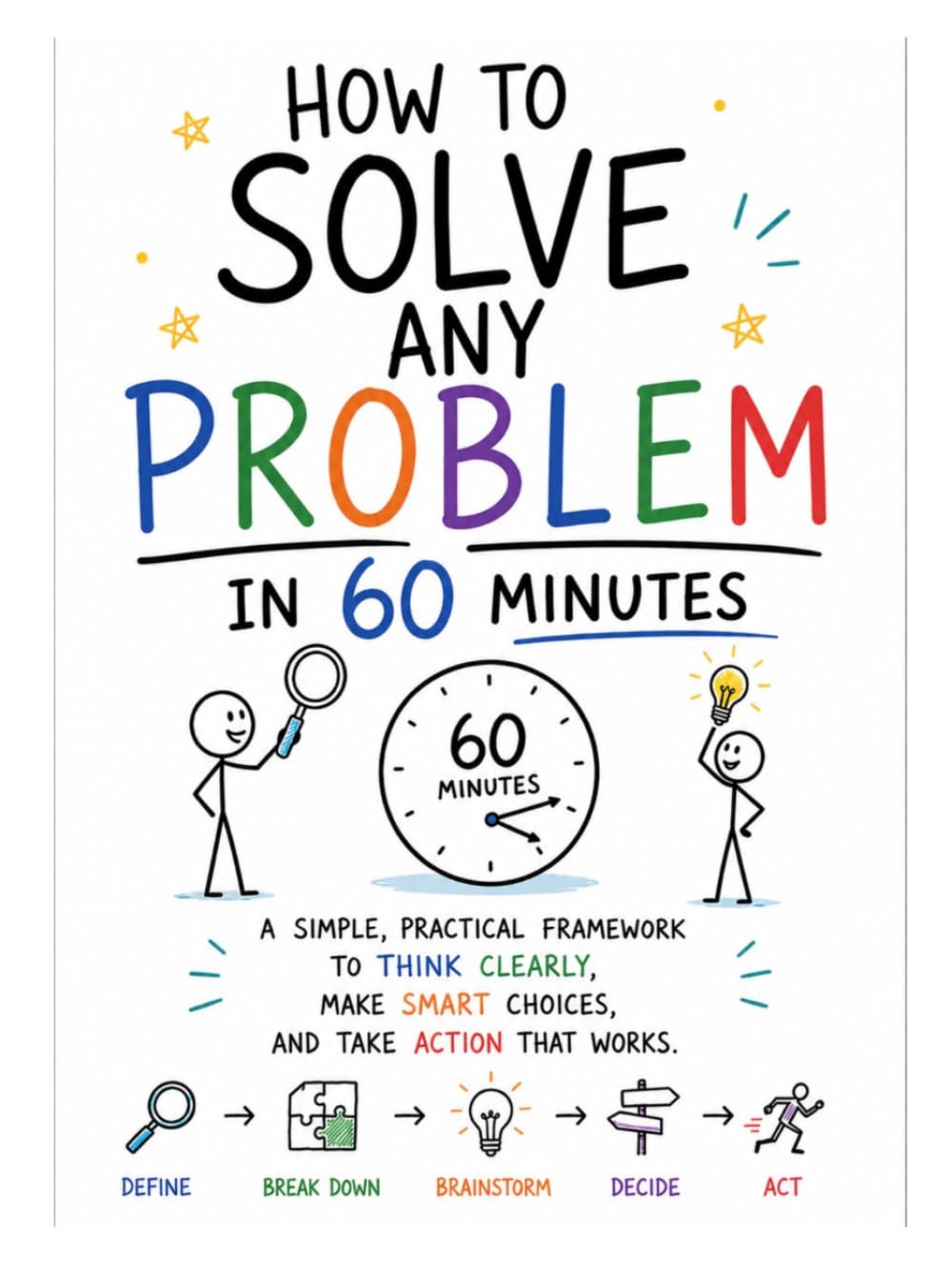 How to Solve Any Problem in 60 Minutes A Practical Step-by-Step Framework for Clear Thinking & Better Decisions (Workplace Survival Series): ... & Students (brainstorming & Meetings)