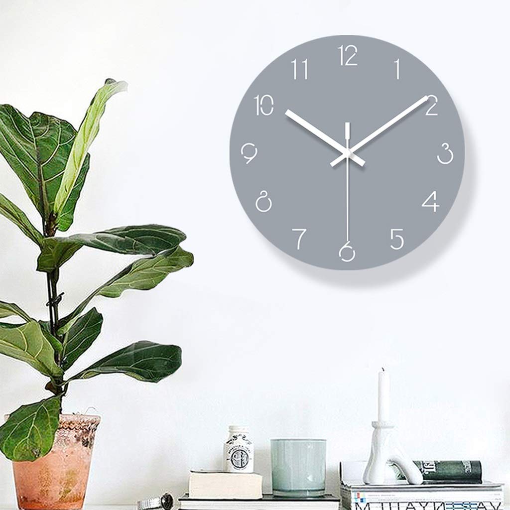 インテリア掛け時計 Amazon.co.jp: 掛け時計 12インチの壁掛け時計近代時計リビングルーム