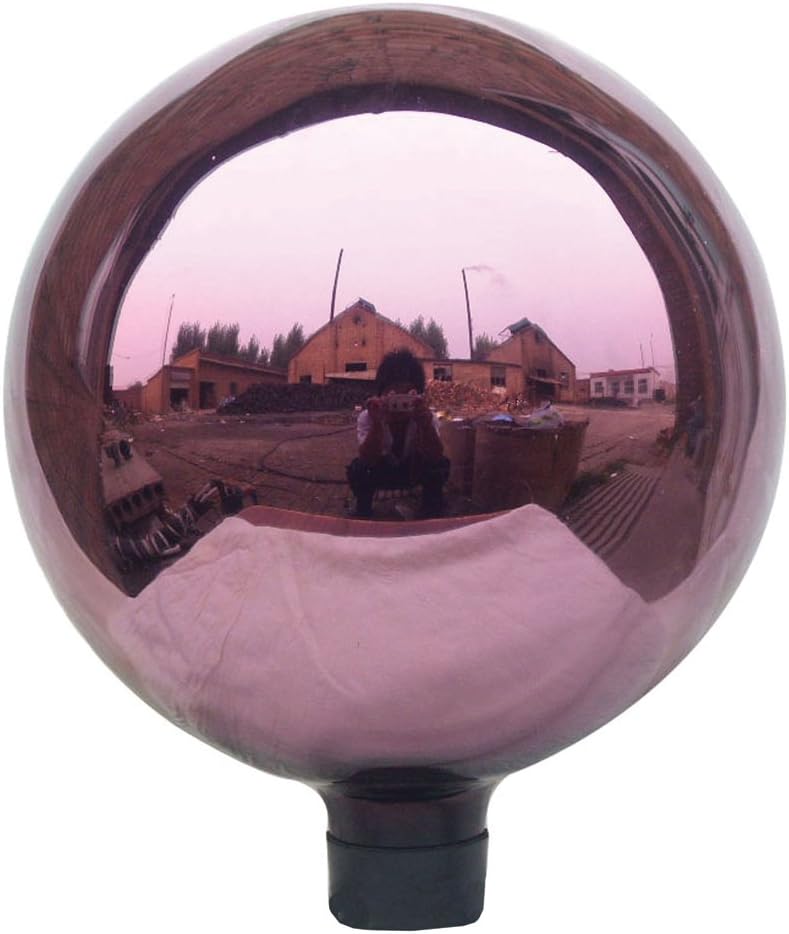 Garden Odyssey 10-Inch Glass Gazing Globe, Purple