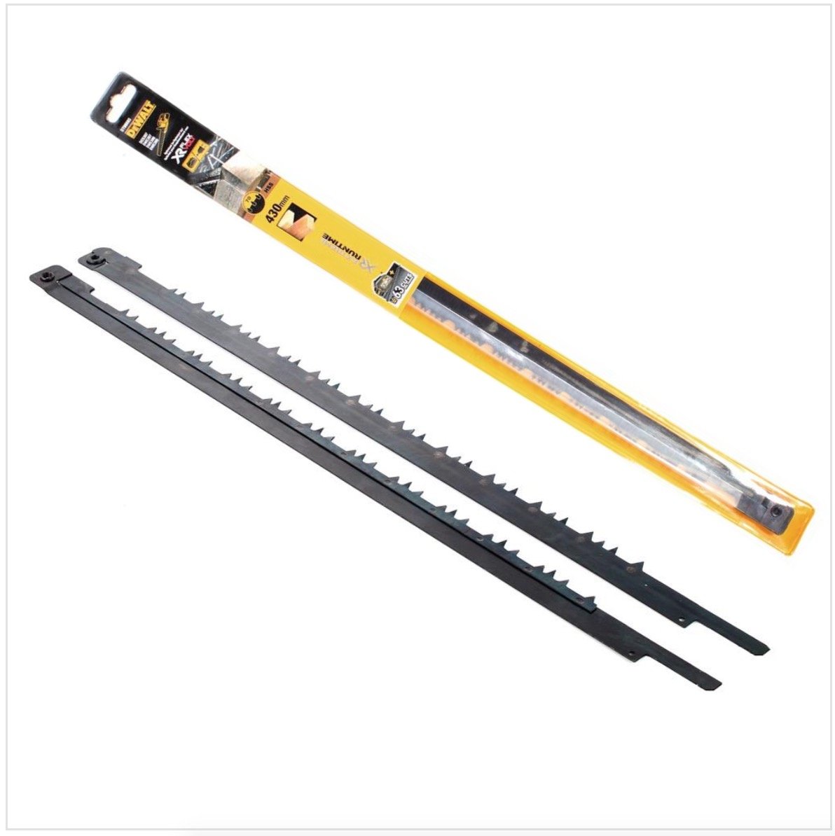 DeWalt Extreme Runtime - Hoja de sierra Alligator, 430 mm de longitud, para madera dura