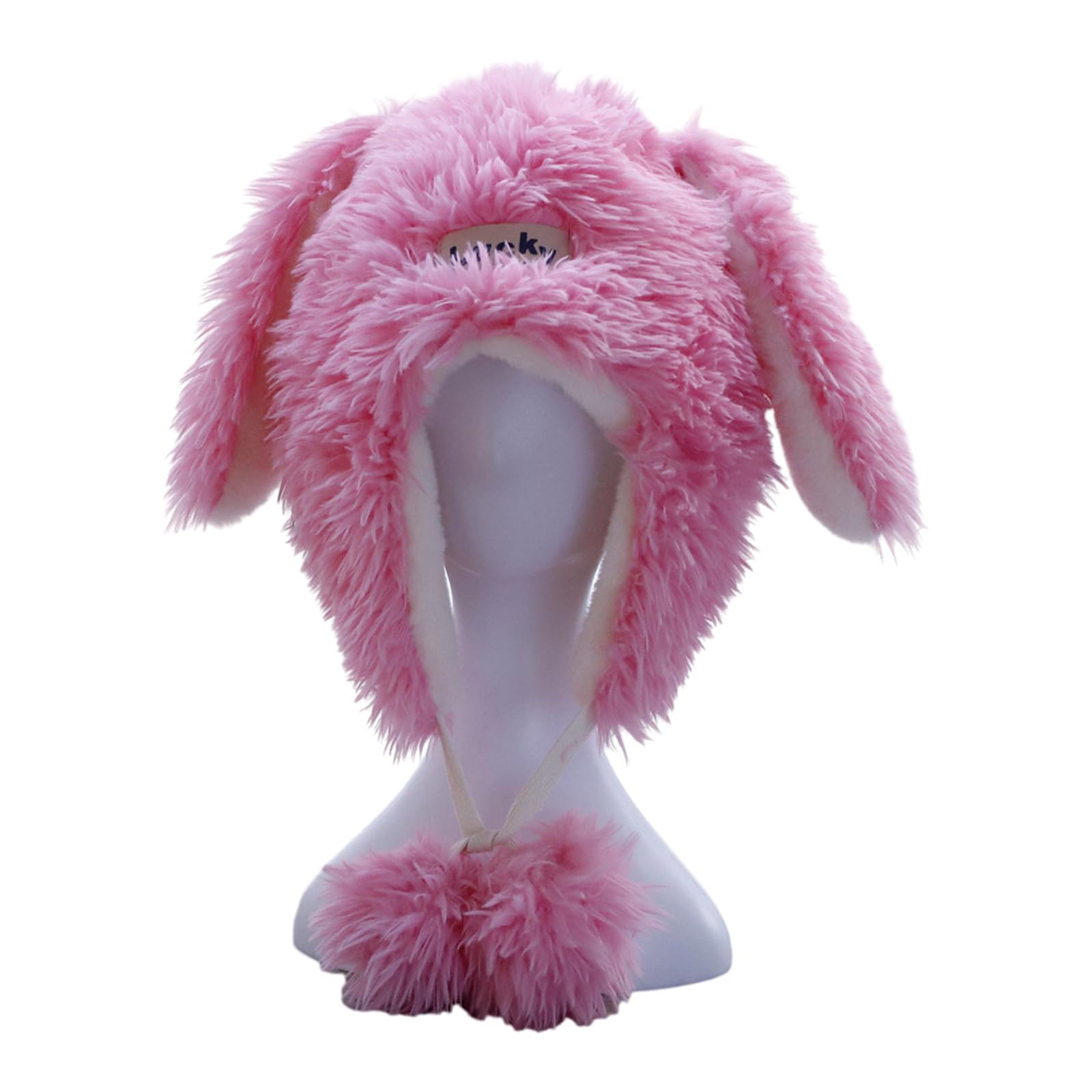 GRABAGECAN Shape Trapper Hat Adult Ear Protect Hat Winter Warmer Hat Cold Winter Presents for Students Teenagers Pink