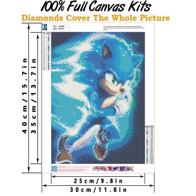 QINRUBB DIY Hedgehog Diamond Art Kit For Beginners Adults