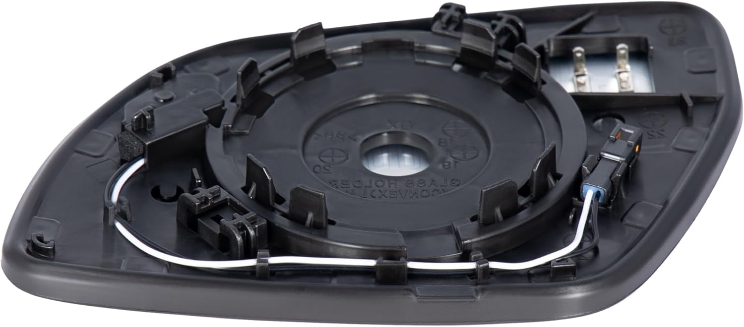 EAP Passenger Side Mirror Glass Compatible with Hyundai Venue 2020-2024, Heated, Blind Spot, 87621K2320 87621K2330