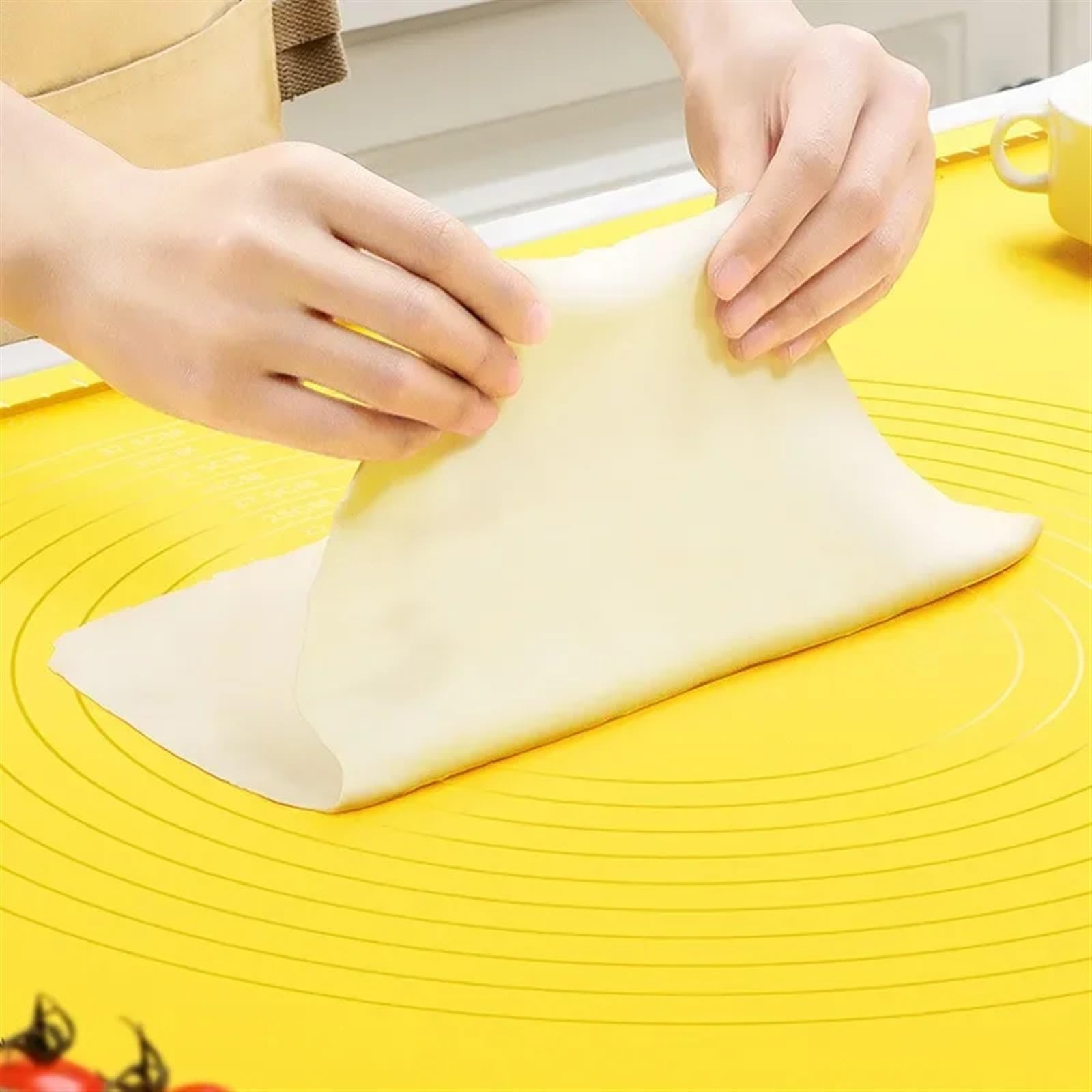 Backunterlagen Silikon-Knet-Teigmatte, Backbretter, Pizza, Kuchen, Brot, Backblech, Gebäckzubehör